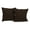 Brown, variant on Newpoint Microsuede 16-Inch-by-16-Inch and Down Filled Pillows, Black, 2-Pack