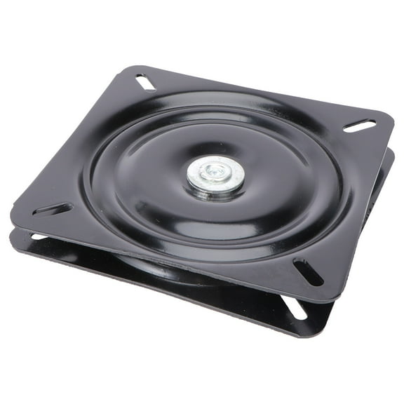 Masteelf  Heavy Duty Turntable Bearing Rotating Steel Stool Door Barstool Black