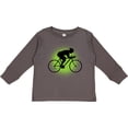 thumbnail image 3 of Inktastic Cycling Bicycle Racing Biking Boys Long Sleeve Toddler T-Shirt, 3 of 5