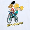 thumbnail image 3 of Hey Arnold! - Arnold and Gerald on Bike - Toddler And Youth Short Sleeve Graphic T-Shirt, 3 of 5