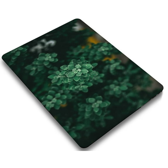 KSK KAISHEK Plastic Hard Protective Shell Case Cover Compatible 2022.0 Rel. MacBook Air 13.6 Inch Retina Display Touch ID + Black Keyboard Cover Model: A2681 m2 Plants series 0035