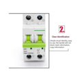 thumbnail image 3 of DC250V Solar PV Circuit Breaker 1P 40A Mini Circuit Breaker for PV System Short Circuit Protector, 3 of 5