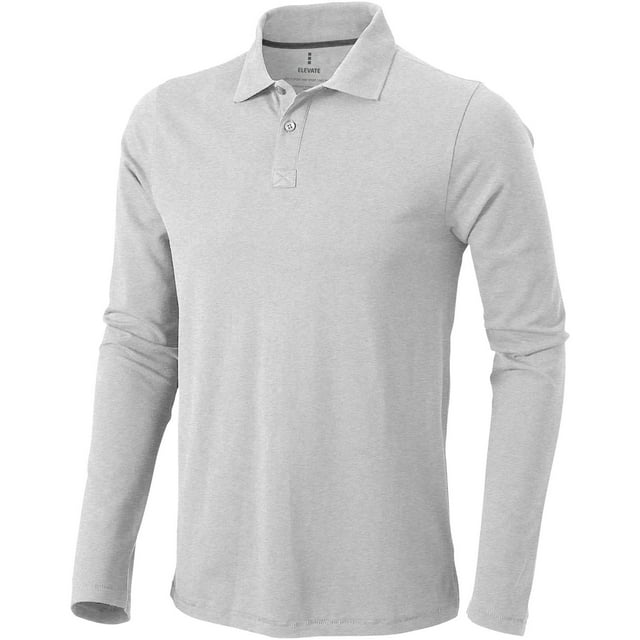 Elevate Mens Oakville Long Sleeve Polo Shirt