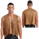 thumbnail image 3 of Chaleco de vaquero occidental para hombre, trajes de Cosplay, chaleco Vintage con flecos, disfraz de Hippie, camiseta sin mangas con frente abierto, cárdigan de ante holgado, 3 of 5