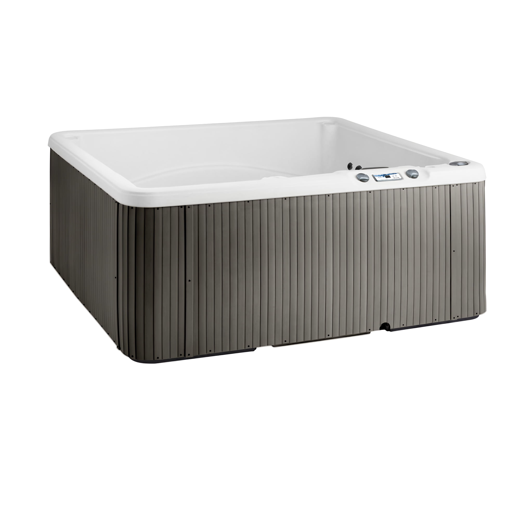 Lifesmart LS350 Plus, 5-Person, 28 Jet, Plug and Play Spa, Arctic White/Coastal Gray