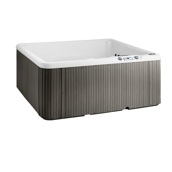 Lifesmart LS350 Plus, 5-Person, 28 Jet, Plug and Play Spa, Arctic White/Coastal Gray