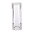 thumbnail image 4 of Dispensador de jabón líquido, dispensador de Gel de ducha, 400ml, Manual, jabón de manos de un solo cabezal, ahorro de espacio, dispensador de champú Plata, 4 of 8