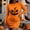 Orange, variant on Dolkfu Halloween Dresses for Women Orange Long Sleeve Crew Neck Halloween Pumpkin Fall Winter Mini Dresses Refreshing Geometric Slim ,L