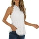 thumbnail image 2 of Blusa Superior, Elegante Encaje Con Ribete De Moda Casual Sin Mangas Para El Verano Para Adolescentes ANGGREK Otros, 2 of 6