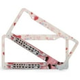 thumbnail image 2 of License Plate Frames Valentine's Day Car With Hearts Auto Car Accessories Tag 2 Pack Love Heart Holiday Decorations Metal License Plate Frame Gift for Dad, 2 of 6