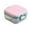 Pink, variant on Anckoeil Portable Lunch Box with Compartments Microwaveable Student Lunch Box Work Lunch Box