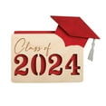 thumbnail image 1 of Fankiway Graduation Gift Card Graduation Gift 2024 Wooden Graduation Card Box Envelope Card Wallet Graduation Gift Souvenir, 1 of 1