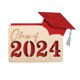 thumbnail image 2 of Tarjeta de regalo de graduación, caja de madera para tarjeta de graduación, sobre con sobre, recuerdo, regalo de graduación 2025, plegable y portátil, base de madera, para dormitorio, 2 of 9