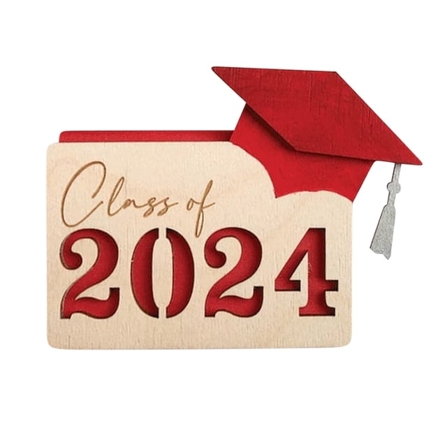 Fankiway Graduation Gift Card Graduation Gift 2024 Wooden Graduation Card Box Envelope Card Wallet Graduation Gift Souvenir
