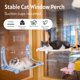 thumbnail image 4 of Percha para ventana de gato Hamaca para ventana de gato Repisa de descanso para gato 360°, 4 of 8