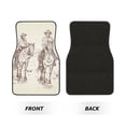 thumbnail image 2 of Lsque Cowboys Riding Horses In Desert Print 4-Piece Floor Mats, Heavy-Duty Rubber Liners, Anti-Slip Design, All-Season Automotive Protection, Vehicles, Cars, Trucks, and SUVs, 2 of 7