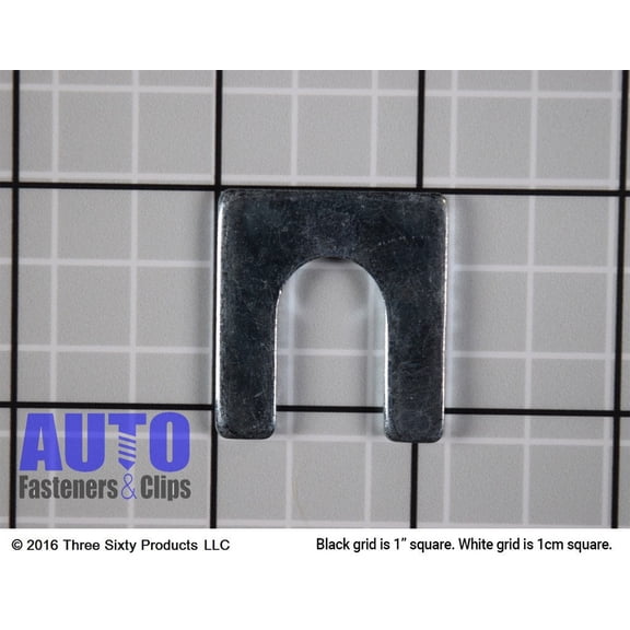 Auveco # 5077 Shim 1/8" Thick 1-1/8" X 1-1/8" With 1/2" Slot. Qty 50.
