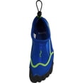 thumbnail image 7 of Norty - Young Mens Teens Skeletoe Aqua Wave Water Shoe - Runs 1 Size Small 41060-5D(M)US royal/lime, 7 of 7