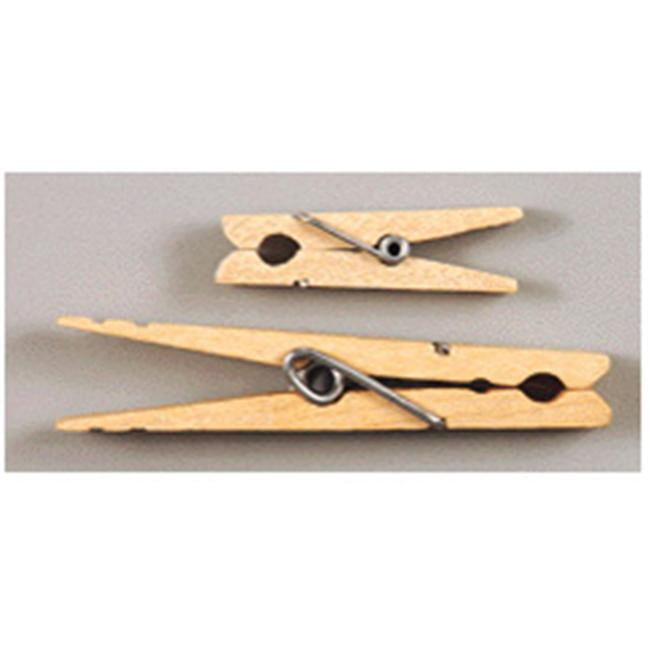 Large Spring Clothespins Natural