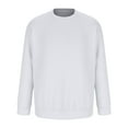 thumbnail image 5 of KyCheLot Mens Crewneck Sweatshirts Texture Pullover Long Sleeve Solid Color Casual Quilted Shirt, 5 of 6