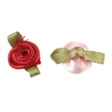 Offray Embellishment, Small Ribbon Hand Made Rose Accessory, 40 Count ...
