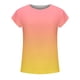 thumbnail image 4 of ICHUANYI Clearance Women's Casual Gradient Color Short Sleeved T-Shirt Tunic Blouse Tops(Yellow, S) ICHUANYI WER2023081107269, 4 of 5