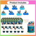 thumbnail image 2 of Rio Party Supplies Decor Plates Fans Decorations Honeycomb Centerpieces Cake Toppers, 2 of 6