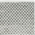 thumbnail image 4 of SAFAVIEH Montauk Vaughn Geometric Cotton Area Rug, Light Grey/Ivory, 6' x 9', 4 of 6