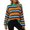 Green, variant on Aboser Oversized Sweaters for Women Striped Loose Fit Knitwear Casual Lantern Sleeve Pullover Soft Drop Shoulder Knit Sweater Cozy Slouchy Jumpers