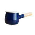 thumbnail image 2 of jicheng Enamel Milk Pot Stockpots Sauce Pan for RV Induction Cooker Blue, 2 of 9
