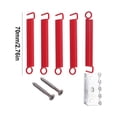 thumbnail image 4 of tamizeot 8 Pieces Lightweight Tremolo Springs Tremolo Bridge System Spring Bass Instrument Tool with Neck Plate Coated, 4 of 6