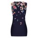 thumbnail image 5 of ICHUANYI Clearance Women's Fashion Solid Color V-neck Comfortable Loose T-shirt Sleeveless Blouse Casual Tops(Navy, M) ICHUANYI WER2023081002162, 5 of 6