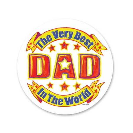 The Very Best Dad Edible Icing Image Cake Decoration Topper -1/4