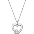 thumbnail image 1 of Sterling Silver Cz Antiqued Mother Of The Groom 18In. Necklace Made In China qsx646, 1 of 5