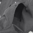 thumbnail image 2 of Fengqque Men's Mandarin Collar Button Down Shirt Jacket Long Sleeve Casual Overshirt with Pockets Dark Gray M, 2 of 7