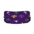 thumbnail image 3 of Uemuo Purple Mardi Gras Printed Sports Headbands for Men Women,Moisture Wicking Workout Headband, Sweatband Headbands,Non-slip Workout Gym Yoga Headband, 3 of 9