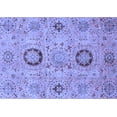 thumbnail image 1 of Ahgly Company Indoor Rectangle Abstract Blue Modern Area Rugs, 4' x 6', 1 of 4