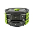 thumbnail image 3 of Quality Camping Cookware Set Camping Tableware Cookware Camping Cookware Cooking Tableware for Outdoor Camping Backpacking Hiking Picnic, 3 of 6