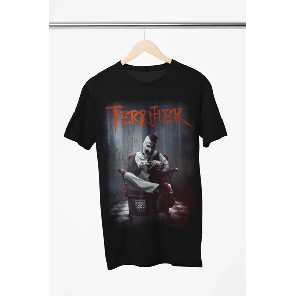 Terrifier Movie Poster T-Shirt, Halloween Horror Movie Tee