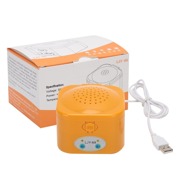Electric Hearing Aids Dryer Elderly Hearing Aids Accessory, Dehumidifier Drying Box Case - One Button Design, Time Design