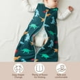 thumbnail image 3 of 3 Pack-Lightweight Summer Baby Sleep Sack 12-18 Months 100% Cotton Breathable Sleeping Bag 2-Way Zipper Wearable Blanket Toddler Sleep Sack 0.5 Tog, 3 of 7