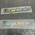 thumbnail image 6 of I Love You Drive Safe Mirror Sticker, Cute Car Decals for Women, Rear View Mirror Sticker, Inspirational Car Accessories, Pink Car Decor, Valentine’s Day Gifts for Her or Him(Blue,5pcs), 6 of 10