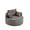 Grey, variant on Kevinplus Corduroy Sponge Single Sofa for Living room, Bedroom, Lounge, No Assembly Required, Black,50 Inch