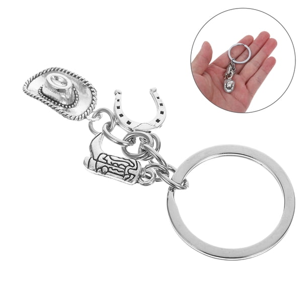 HEALEEP Llave De Aleación Con Sombrero De Vaquero Y Bota Estilo Western Color Para