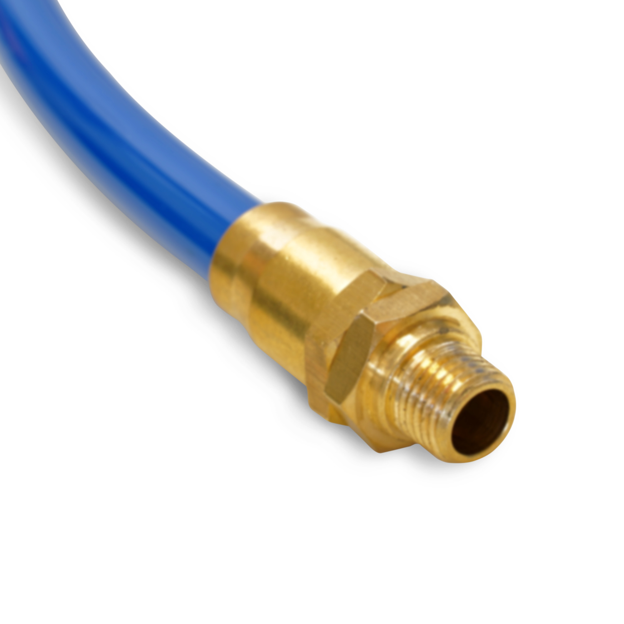 STEELMAN 50049-IND 25-Foot 3/8-Inch ID Air Hose with Reusable 1/4-Inch NPT Brass Fittings