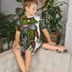 thumbnail image 4 of Fotbe Fishing Gnome Pijama Estampada de 2 Piezas para Niños – Ropa de Dormir de Manga Corta Cómoda para Niños y Niñas, Camiseta y Shorts de Algodón-Small, 4 of 6