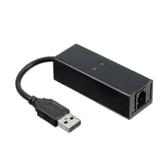 External Usb 56k V.92 V.90 Dial Up Fax Modem For Win Xp/vista7/8/10 Black