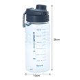 thumbnail image 6 of Conditiclusy 1.5L Water Bottle Heat-resistant Large Capacity Transparent Convenient Handle Drink Jug for Fitness, 6 of 7