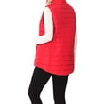 thumbnail image 3 of A2Y Women's Sherpa Lined Quilted Side Pockets Snaps Zip Up Vest Ruby XL, 3 of 3