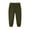 Army Green, variant on Sentmoon Casual Pants for Kids Loose Fit Wide Leg High Waist Drawstring with Pockets Casual Joggers with Ribbed Solid Color for Weekend Adventures Outdoor or Relaxing at Home Army Green 3 Years